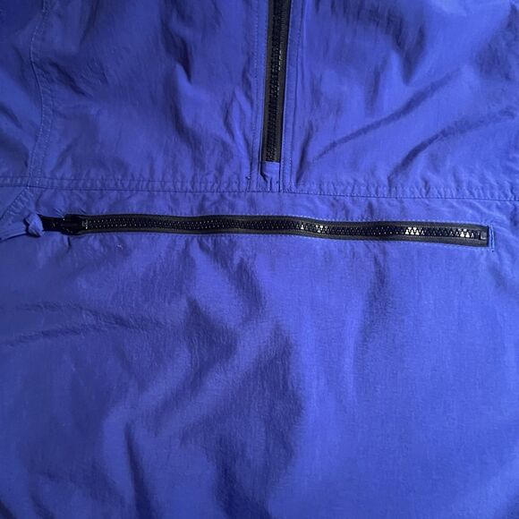 Vantage Windbreaker Men's Drawstring Hood & Hem Packable Into Front Zip Pocket - Picture 7 of 10